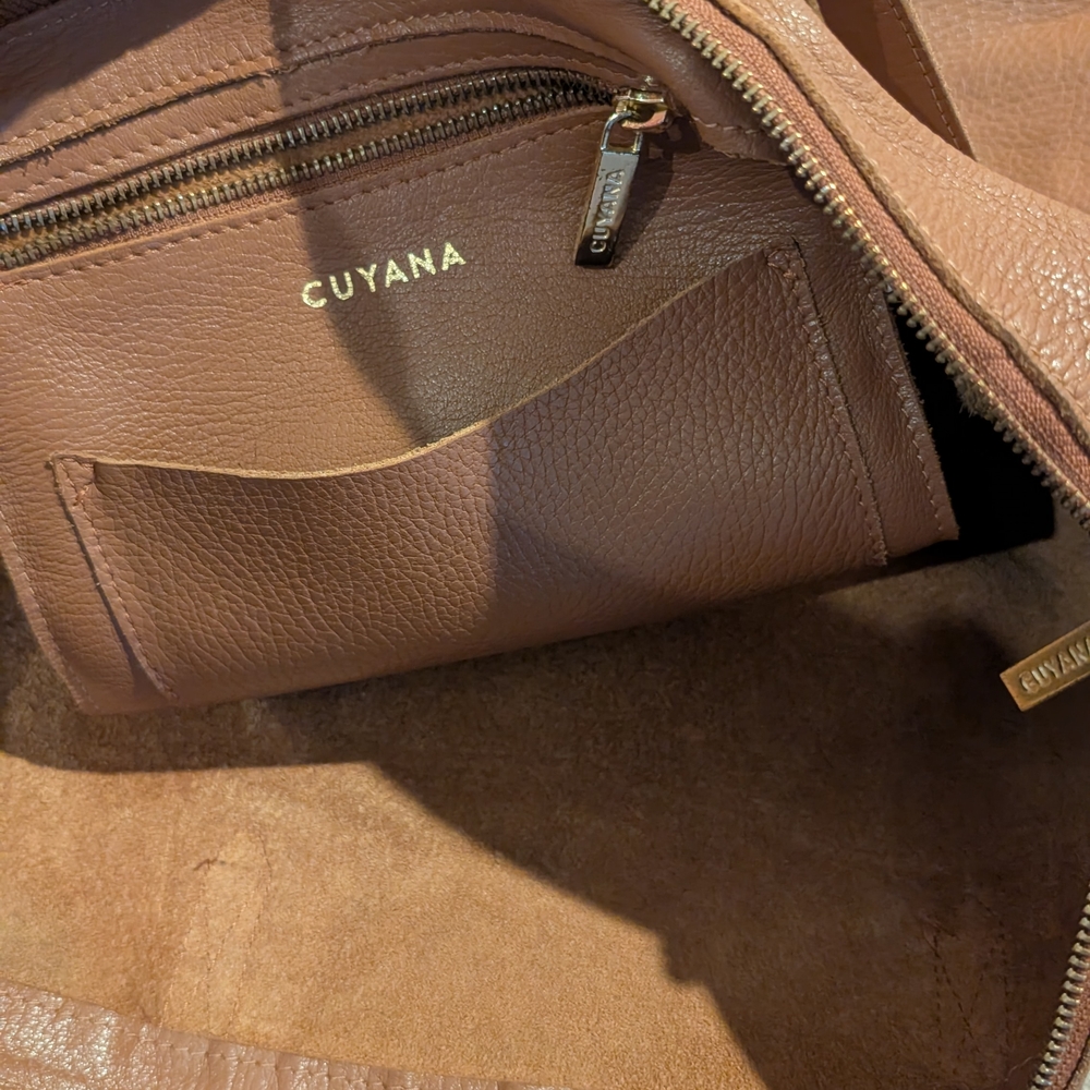 Cuyana Brown Leather Tote - Picture 9 of 13